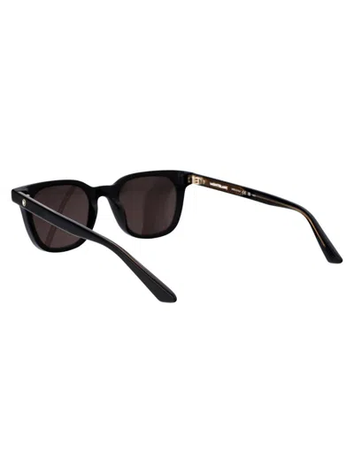 Shop Montblanc Sunglasses In 001 Black Black Grey