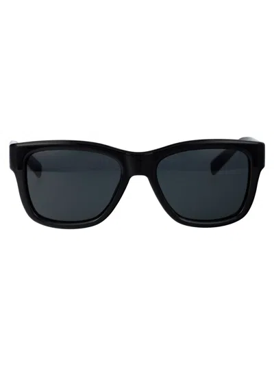 Shop Saint Laurent Sunglasses In 001 Black Black Black