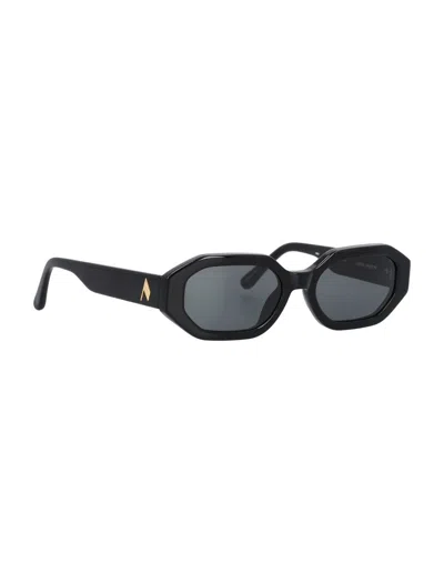Shop Attico The  Irene Sunglasses In Black