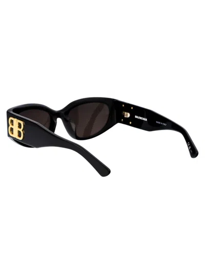Shop Balenciaga Sunglasses In 002 Black Black Grey