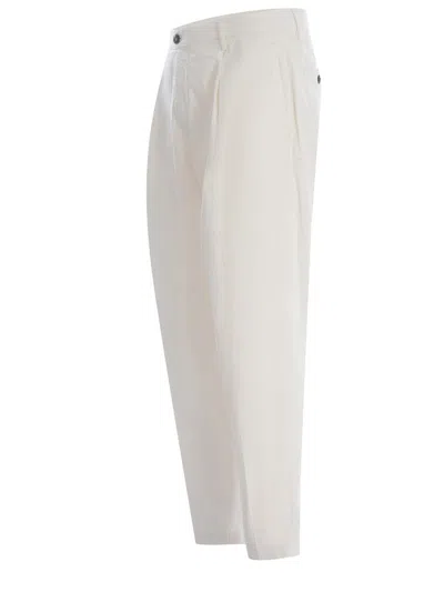Shop Briglia 1949 Trousers  "courmayeur" In White