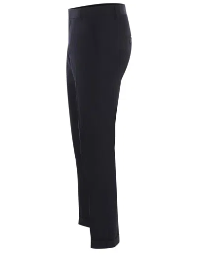 Dondup Gaubert Slim Flannel Trousers In Blue
