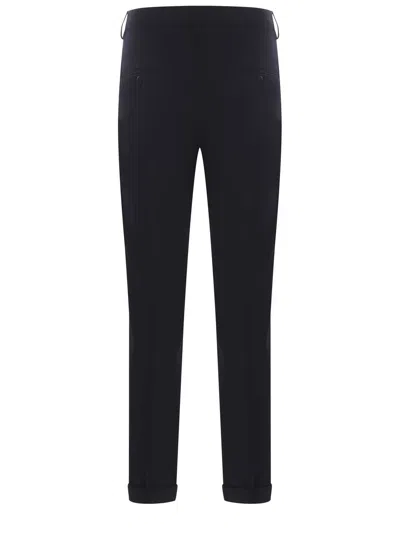 Dondup Gaubert Slim Flannel Trousers In Blue