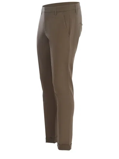 Dondup Trousers  Gaubert Made In Poplin In Camel