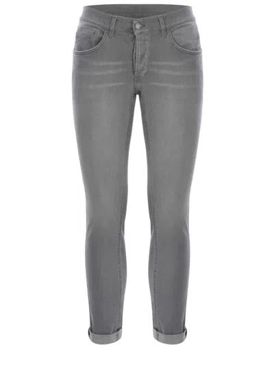 Shop Dondup Jeans  "george" In Denim Grigio