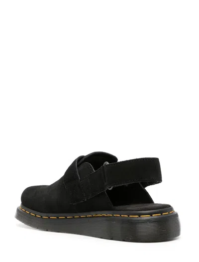Dr. Martens' Black Isham Desert Oasis Suede Mules In Black