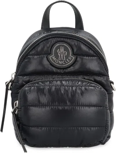 Shop Moncler Kilia Fabric Shoulder Bag In Black