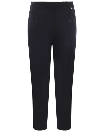 Shop Paolo Pecora Trousers In Blue