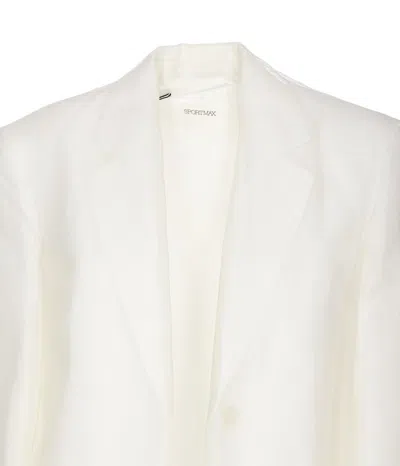 Shop Sportmax Jackets In White