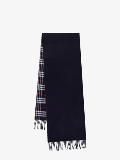Shop Burberry Scarf In Blue