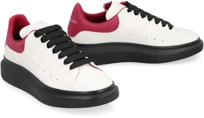 Shop Alexander Mcqueen Larry Chunky Sneakers In White