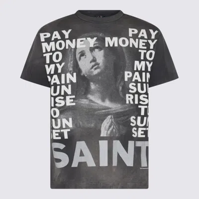 Shop ©saint M×××××× Saint M×××××× Grey Cotton T-shirt