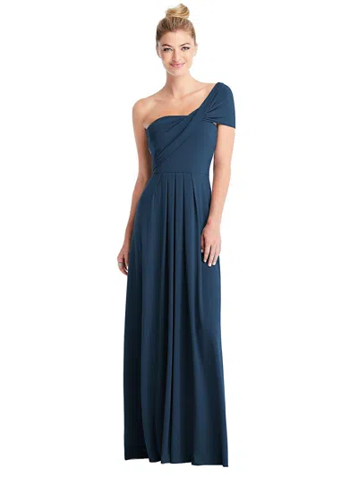 Shop Carlos Saavedra Loop Convertible Maxi Dress In Blue