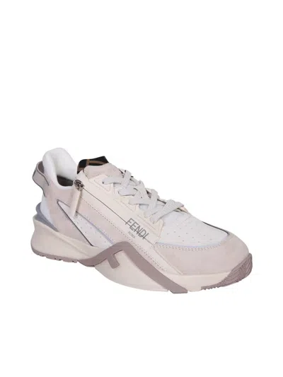 Shop Fendi Sneakers In White