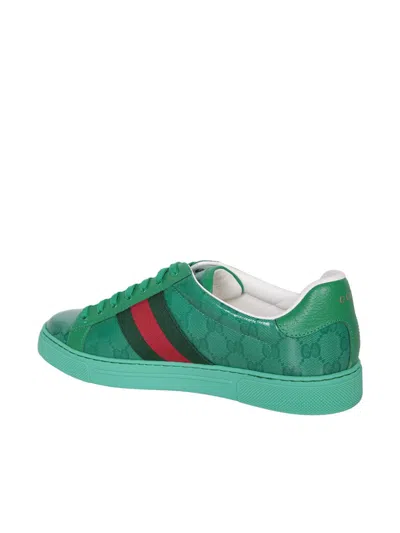 Shop Gucci Sneakers In Green