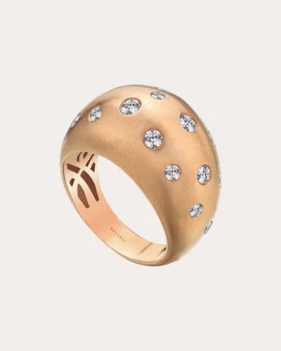 Shop Mevaris Women's Diamond Milky Way Ring In Pink