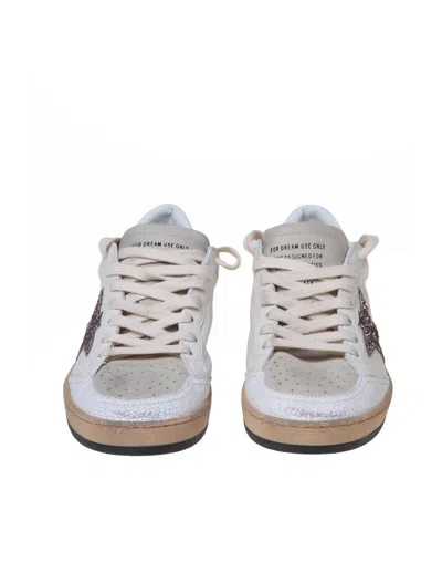 Shop Golden Goose Leather And Suede Sneakers In White