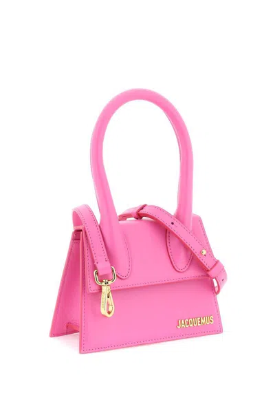 Shop Jacquemus Le Chiquito Moyen Bag In Rosa