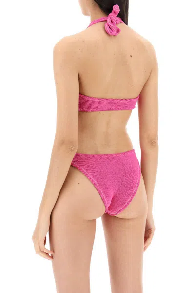 Shop Reina Olga Pilou Bikini Set In Rosa