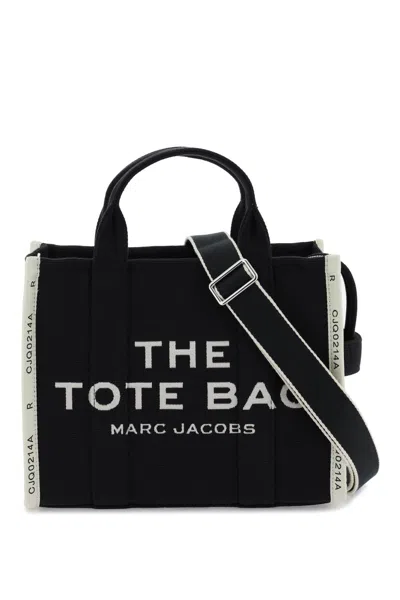 Shop Marc Jacobs The Jacquard Medium Tote Bag In Black
