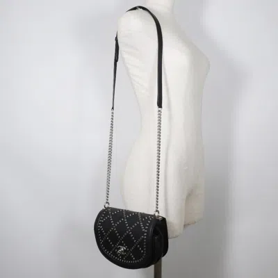 Pre-owned Chanel Coco Curve Black Leather Shoulder Bag ()