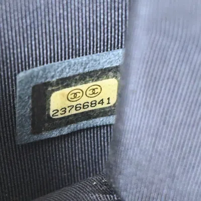 Pre-owned Chanel Cc Navy Leather Shoulder Bag ()