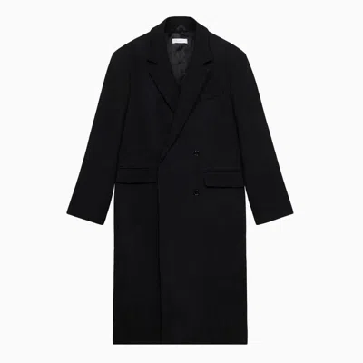 Shop 1989 Studio Double-breasted Coat In Black