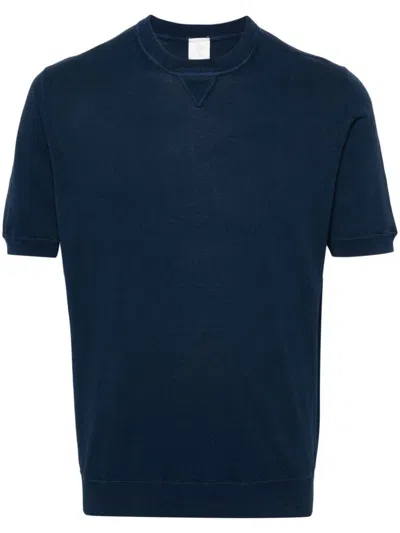 Shop Eleventy T-shirts And Polos Blue