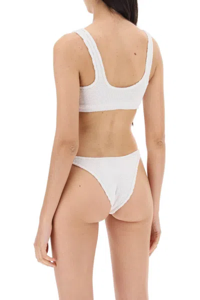 Shop Reina Olga Ginnu Boobs Bikini Set In Bianco