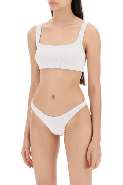 Shop Reina Olga Ginnu Boobs Bikini Set In Bianco