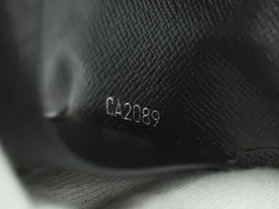 Pre-owned Louis Vuitton Multiclés 4 Black Leather Wallet  ()