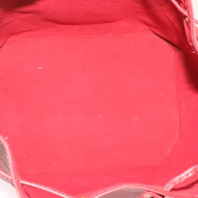 Pre-owned Louis Vuitton Petit Noé Red Leather Shoulder Bag ()