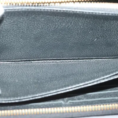 Pre-owned Louis Vuitton Portefeuille Zippy Black Leather Wallet  ()