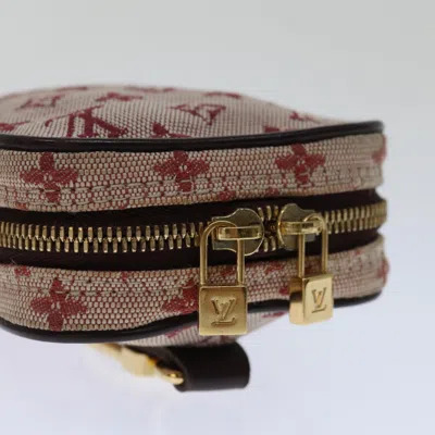 Pre-owned Louis Vuitton Red Canvas Clutch Bag ()