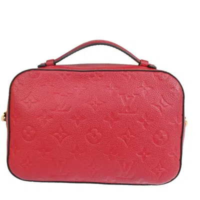 Pre-owned Louis Vuitton Saintonge Red Leather Shoulder Bag ()
