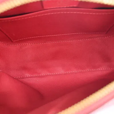 Pre-owned Louis Vuitton Saintonge Red Leather Shoulder Bag ()