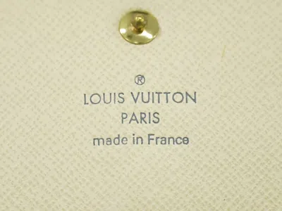 Pre-owned Louis Vuitton Sarah White Canvas Wallet  ()