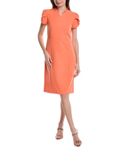Shop Nanette Lepore Nolita Stretch Sheath Dress In Orange