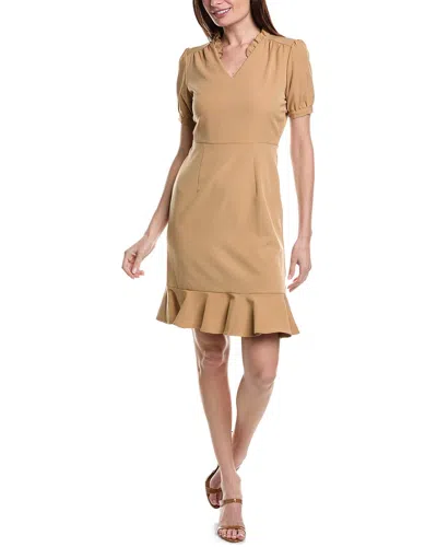 Shop Nanette Lepore Nolita Stretch Sheath Dress In Brown