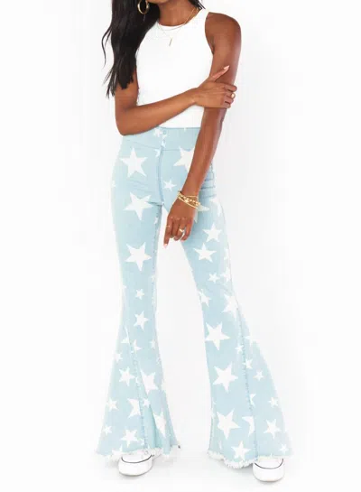 Shop Show Me Your Mumu Berkeley Bells Jeans In Your A Star In Blue