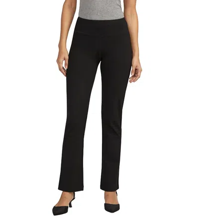 Shop Jag Mid Rise Pull-on Boot Cut Pants In Black