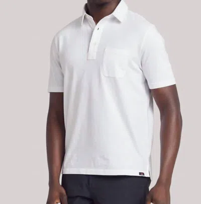 Shop Faherty Sunwashed Polo In White