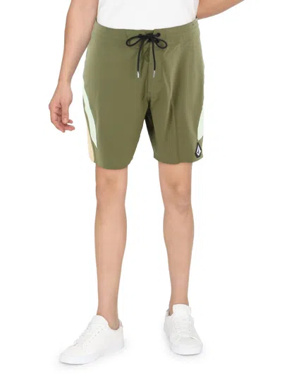 Shop Volcom Mens Beachwear Pocket Casual Shorts In Multi