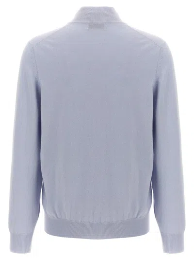 Shop Brunello Cucinelli Cashmere Sweater Sweater, Cardigans Light Blue