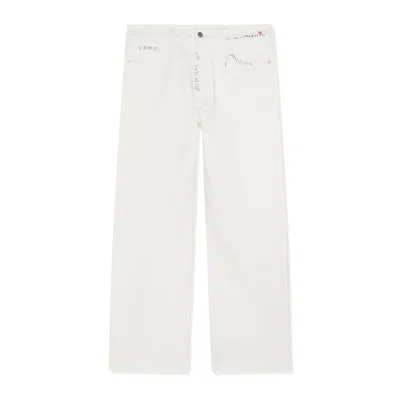 Shop Marni Loose Fit Jeans In 00w01