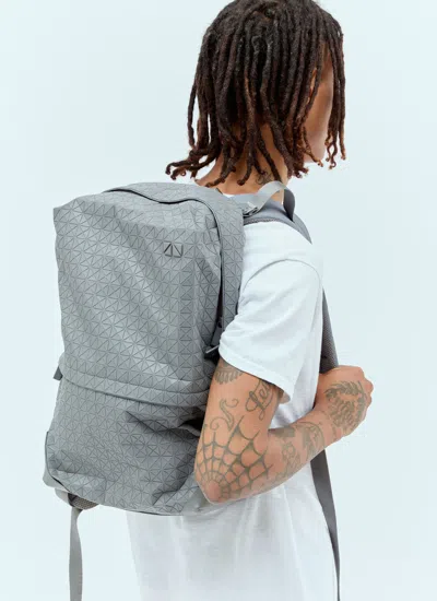 Shop Bao Bao Issey Miyake Men Liner One-tone Backpack In Gray