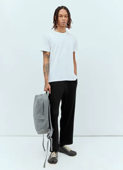 Shop Bao Bao Issey Miyake Men Liner One-tone Backpack In Gray