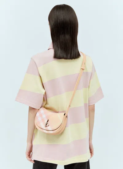 Shop Burberry Women Mini Rocking Horse Shoulder Bag In Pink