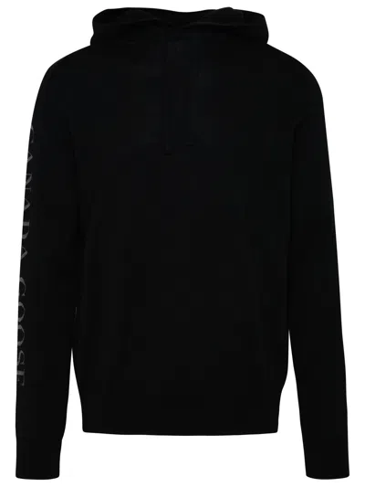 Shop Canada Goose Man  Black Wool Welland Sweater