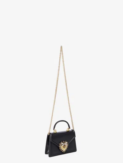 Shop Dolce & Gabbana Woman Small Devotion Bag Woman Black Handbags